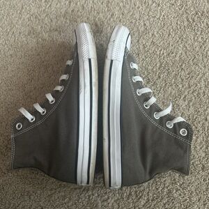 Gray High-Top Converse